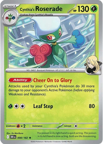 Cynthia's Roserade - 008/182 - SV10: Destined Rivals (DRI)