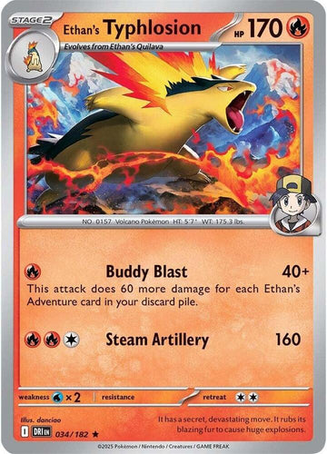 Ethan's Typhlosion - 034/182 - SV10: Destined Rivals (DRI)