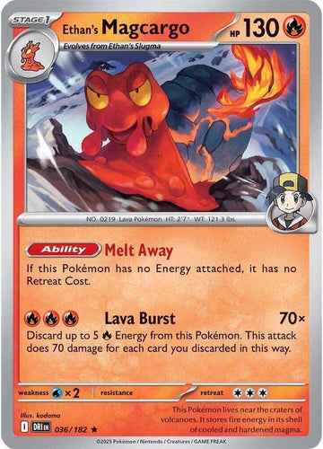 Ethan's Magcargo  036/182  - SV10: Destined Rivals (DRI)