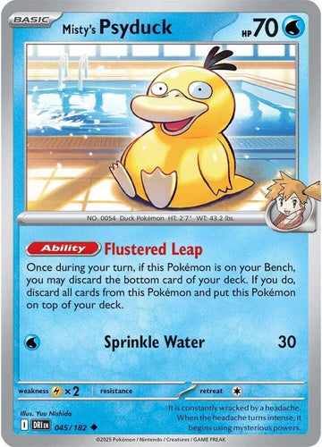 Misty's Psyduck - 045/182 - SV10: Destined Rivals (DRI)