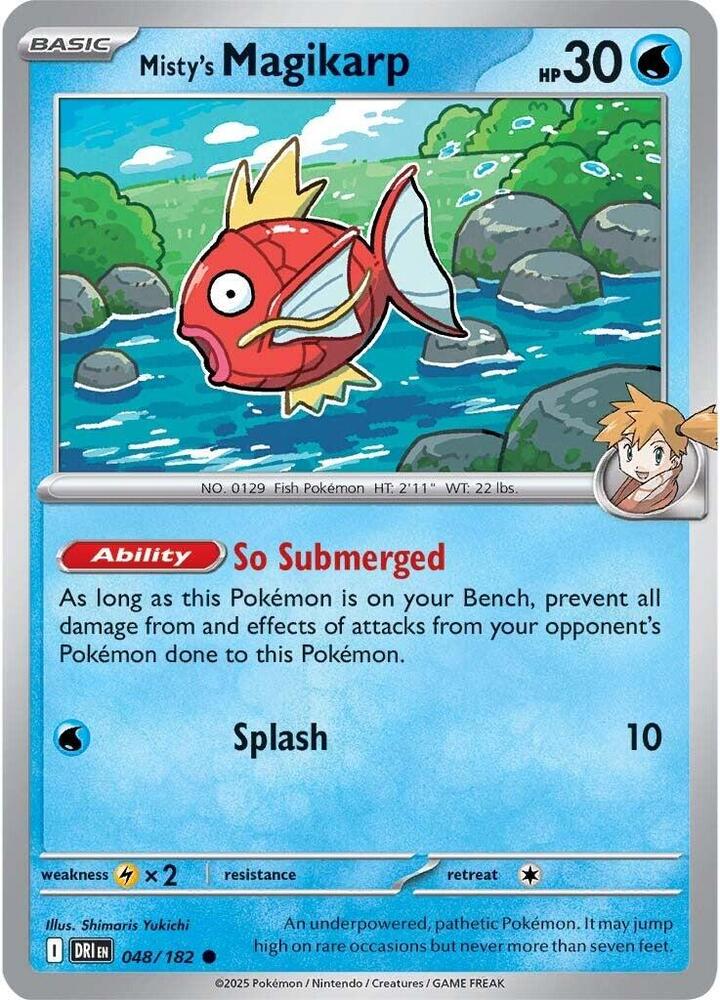 Misty's Magikarp -  048/182 - SV10: Destined Rivals (DRI)
