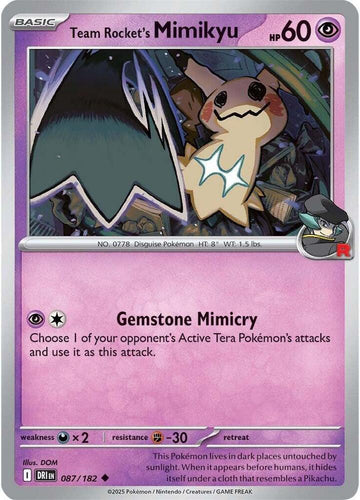 Team Rocket's Mimikyu - 087/182 - SV10: Destined Rivals (DRI)
