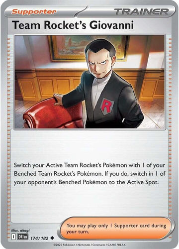 Team Rocket's Giovanni - 174/182 - SV10: Destined Rivals (DRI)