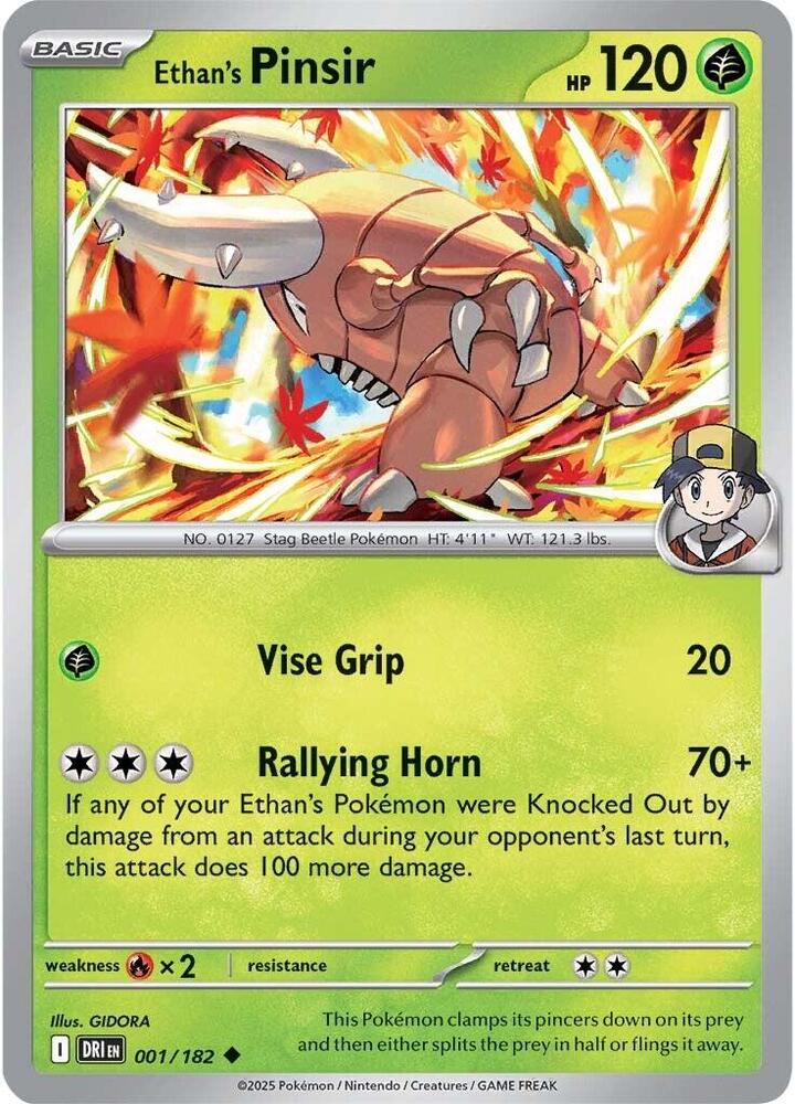 Ethan's Pinsir - 001/182 - SV10: Destined Rivals (DRI)
