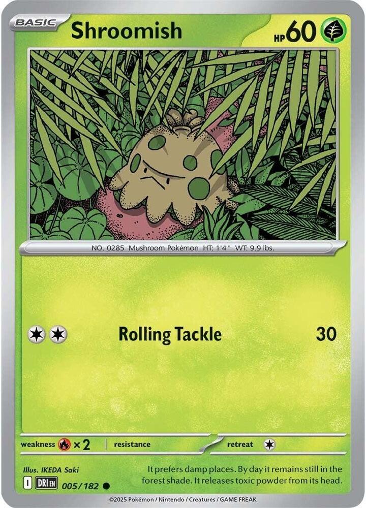 Shroomish - 005/182 - SV10: Destined Rivals (DRI)