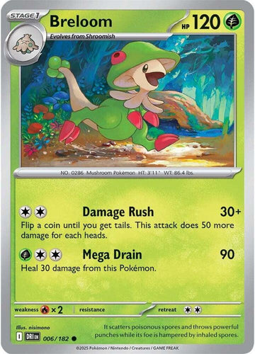 Breloom -  006/182  - SV10: Destined Rivals (DRI)