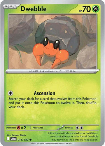 Dwebble - 011/182 - SV10: Destined Rivals (DRI)