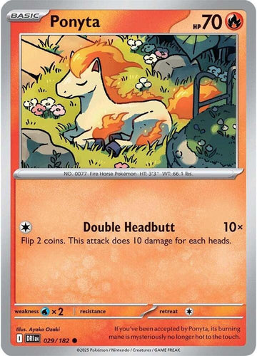 Ponyta -  029/182 - SV10: Destined Rivals (DRI)
