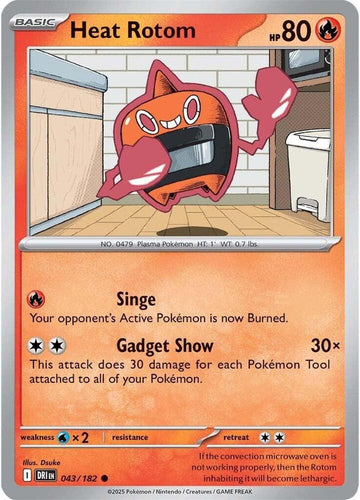 Heat Rotom -  043/182 - SV10: Destined Rivals (DRI)