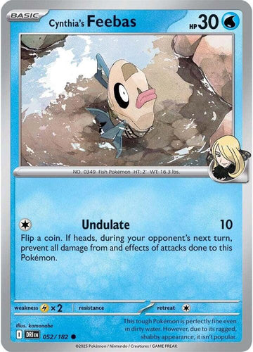 Cynthia's Feebas - 052/182 - SV10: Destined Rivals (DRI)