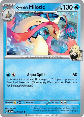 Cynthia's Milotic -  053/182  - SV10: Destined Rivals (DRI)