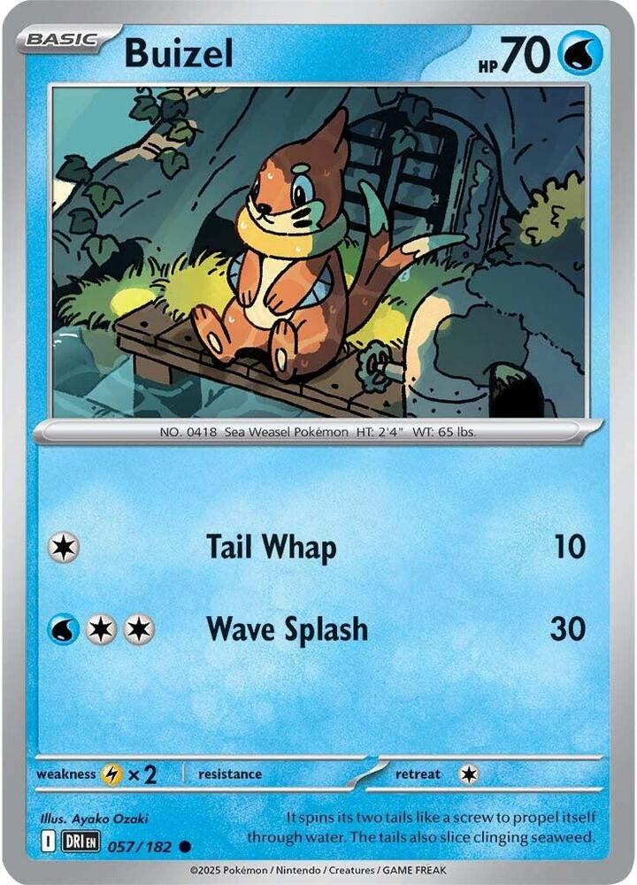 Buizel -  057/182  - SV10: Destined Rivals (DRI)