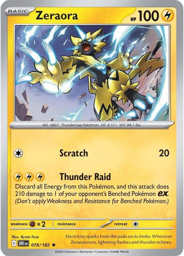 Zeraora - 078/182 - SV10: Destined Rivals (DRI)