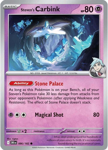 Steven's Carbink - 086/182 - SV10: Destined Rivals (DRI)