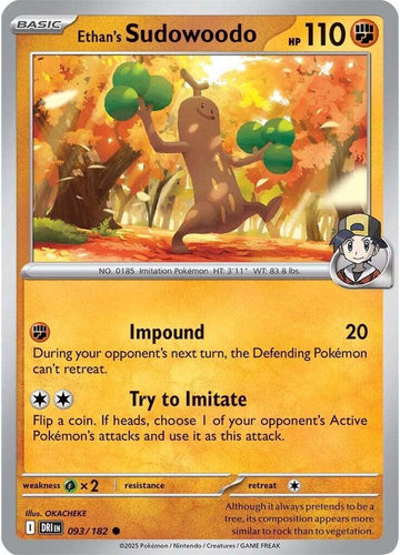 Ethan's Sudowoodo - 093/182 - SV10: Destined Rivals (DRI)