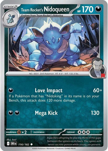 Team Rocket's Nidoqueen -  116/182 - SV10: Destined Rivals (DRI)