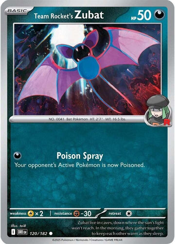 Team Rocket's Zubat - 120/182 - SV10: Destined Rivals (DRI)