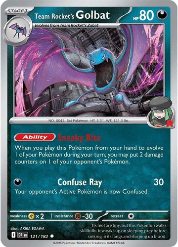 Team Rocket's Golbat - 121/182 - SV10: Destined Rivals (DRI)