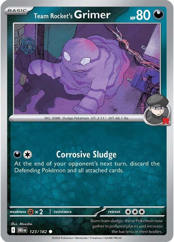 Team Rocket's Grimer - 123/182 - SV10: Destined Rivals (DRI)
