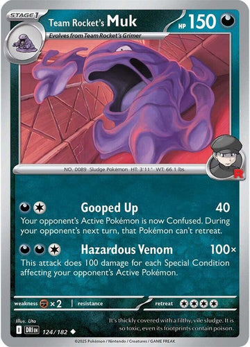 Team Rocket's Muk -  124/182 - SV10: Destined Rivals (DRI)