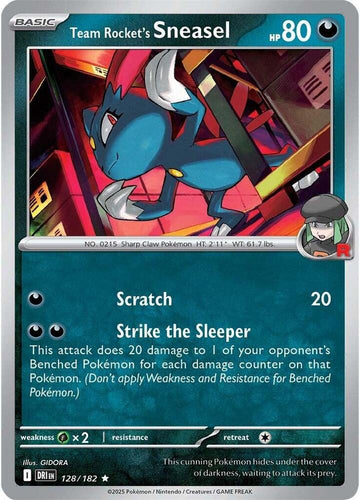 Team Rocket's Sneasel - 128/182 - SV10: Destined Rivals (DRI)