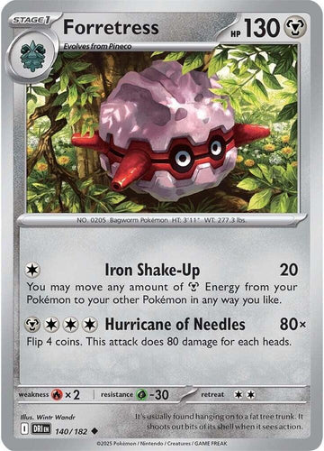 Forretress - 140/182 - SV10: Destined Rivals (DRI)