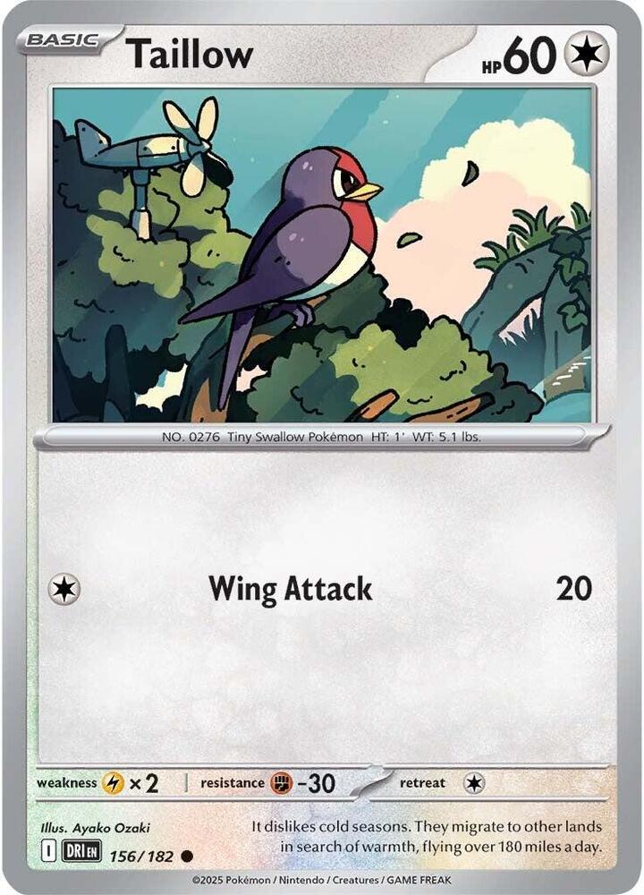 Taillow - 156/182 - SV10: Destined Rivals (DRI)