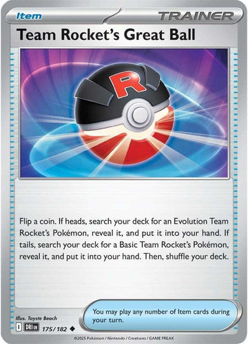 Team Rocket's Great Ball -  175/182 - SV10: Destined Rivals (DRI)