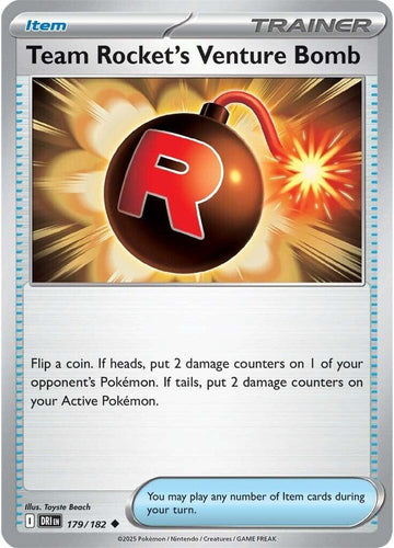Team Rocket's Venture Bomb - 179/182 - SV10: Destined Rivals (DRI)