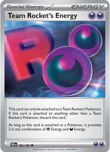 Team Rocket's Energy - 182/182 - SV10: Destined Rivals (DRI)