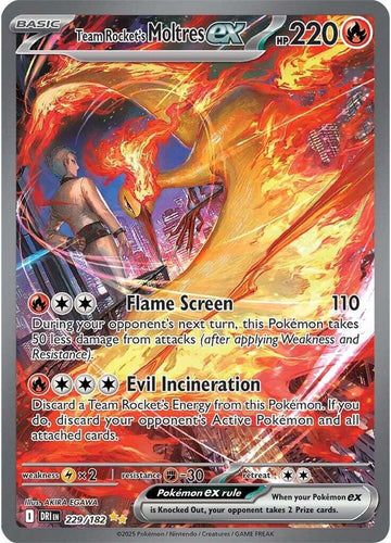 Team Rocket's Moltres ex - 229/182 - SV10: Destined Rivals (DRI)