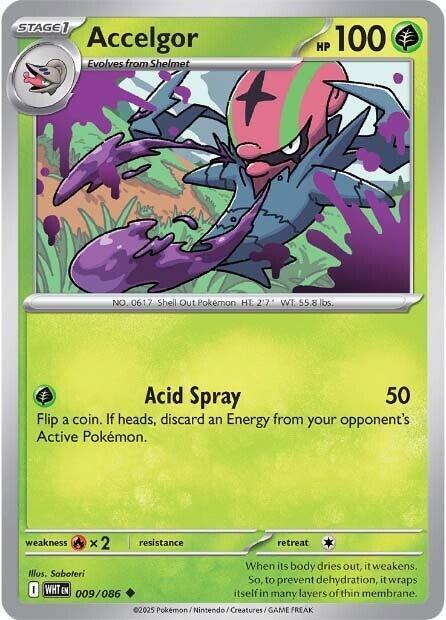 Accelgor - SV: White Flare 009/086 / Uncommon(WHT)