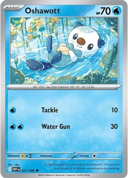 Oshawott - SV: White Flare 021/086 / Common (WHT)