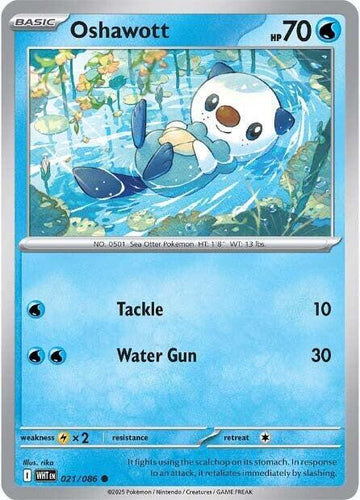 Oshawott - SV: White Flare 021/086 / Common (WHT)