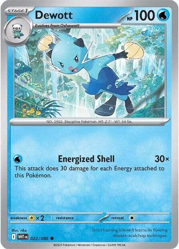 Dewott - SV: White Flare 022/086 / Common (WHT)