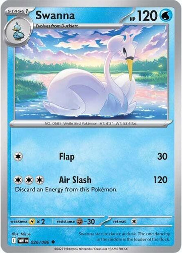 Swanna - SV: White Flare 026/086 / Uncommon (WHT)