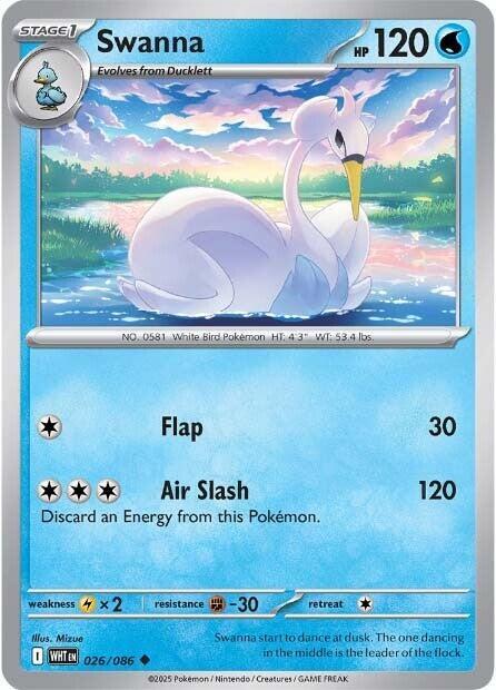 Swanna - SV: White Flare 026/086 / Uncommon (WHT)