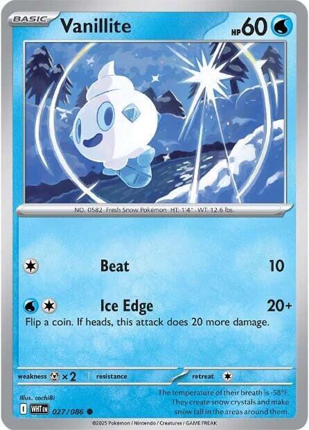 Vanillite - SV: White Flare 027/086 / Common (WHT)