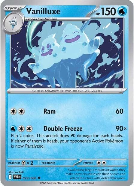 Vanilluxe - SV: White Flare 029/086 / Uncommon (WHT)