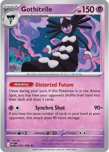 Gothitelle - SV: White Flare 043/086 / Rare (WHT)
