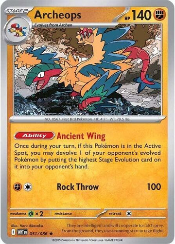 Archeops - SV: White Flare 051/086 / Rare (WHT)