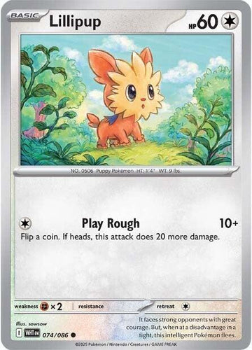 Lillipup - SV: White Flare 074/086 / Common (WHT)