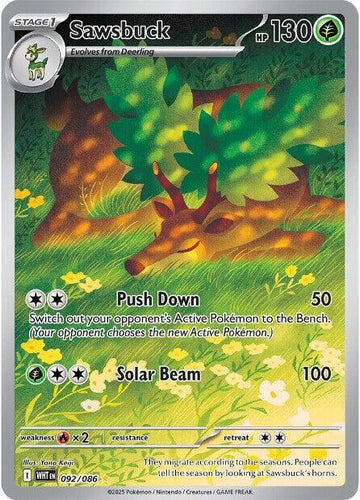 Sawsbuck - 092/086 - SV: White Flare (WHT)