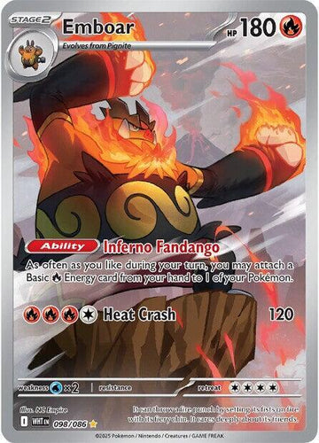 Emboar - 098/086 - SV: White Flare (WHT)