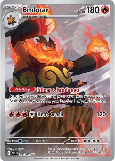 Emboar - 098/086 - SV: White Flare (WHT)