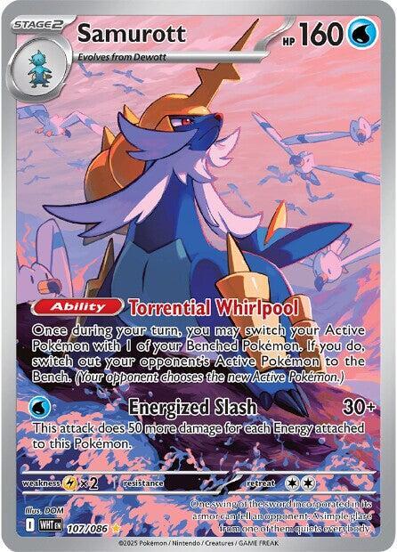 Samurott - 107/086 - SV: White Flare (WHT)