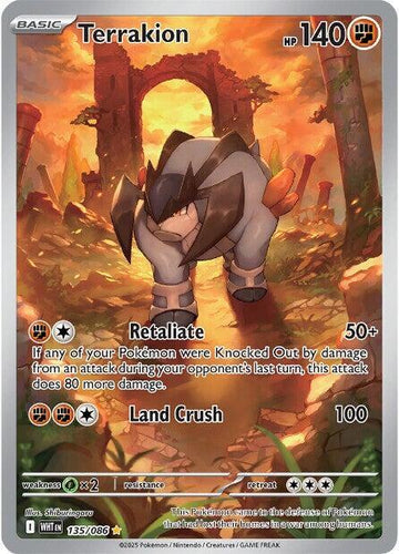 Terrakion - 135/086 - SV: White Flare (WHT)