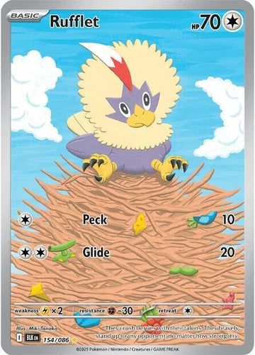 Rufflet - 154/086 - SV: Black Bolt (BLK)