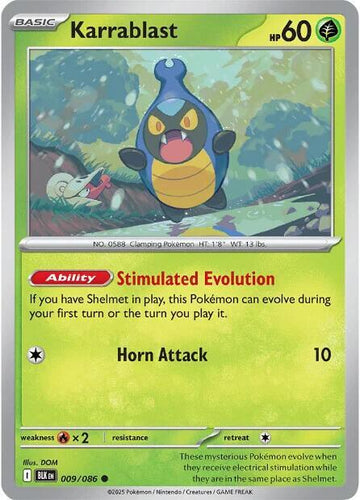 Karrablast - 009/086 - SV: Black Bolt (BLK)
