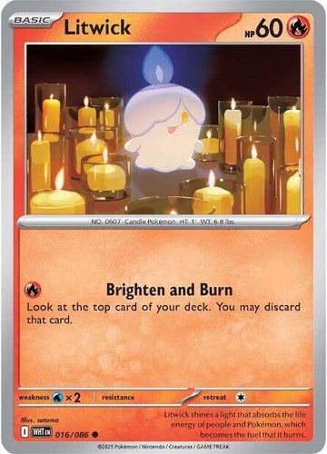 Litwick - SV: White Flare 016/086 / Common (WHT)